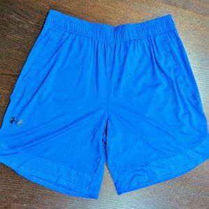 Men L FITTED  Under Armour HEATGEAR Shorts Active Training CrossFit Elevate